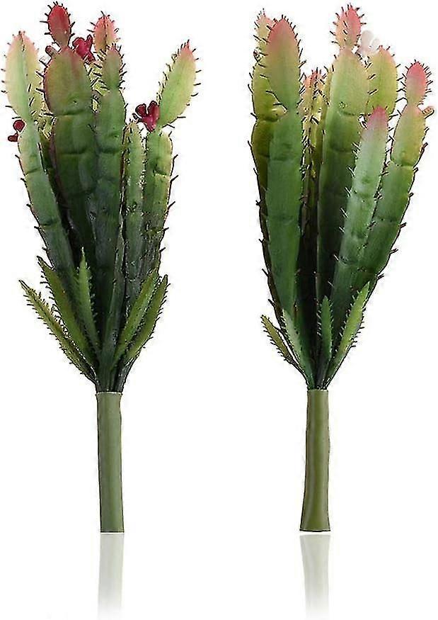 Realistic Artificial Cactus Plant, Diy Home Decoration Material (2 Pack)