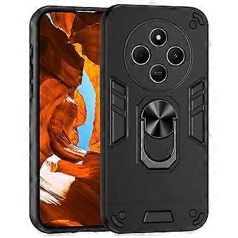 Compatible For Xiaomi Redmi 14C 4G / 14R 5G / Poco C75 4G Case PC+TPU Drop Defend Phone Cover with Ring Kickstand