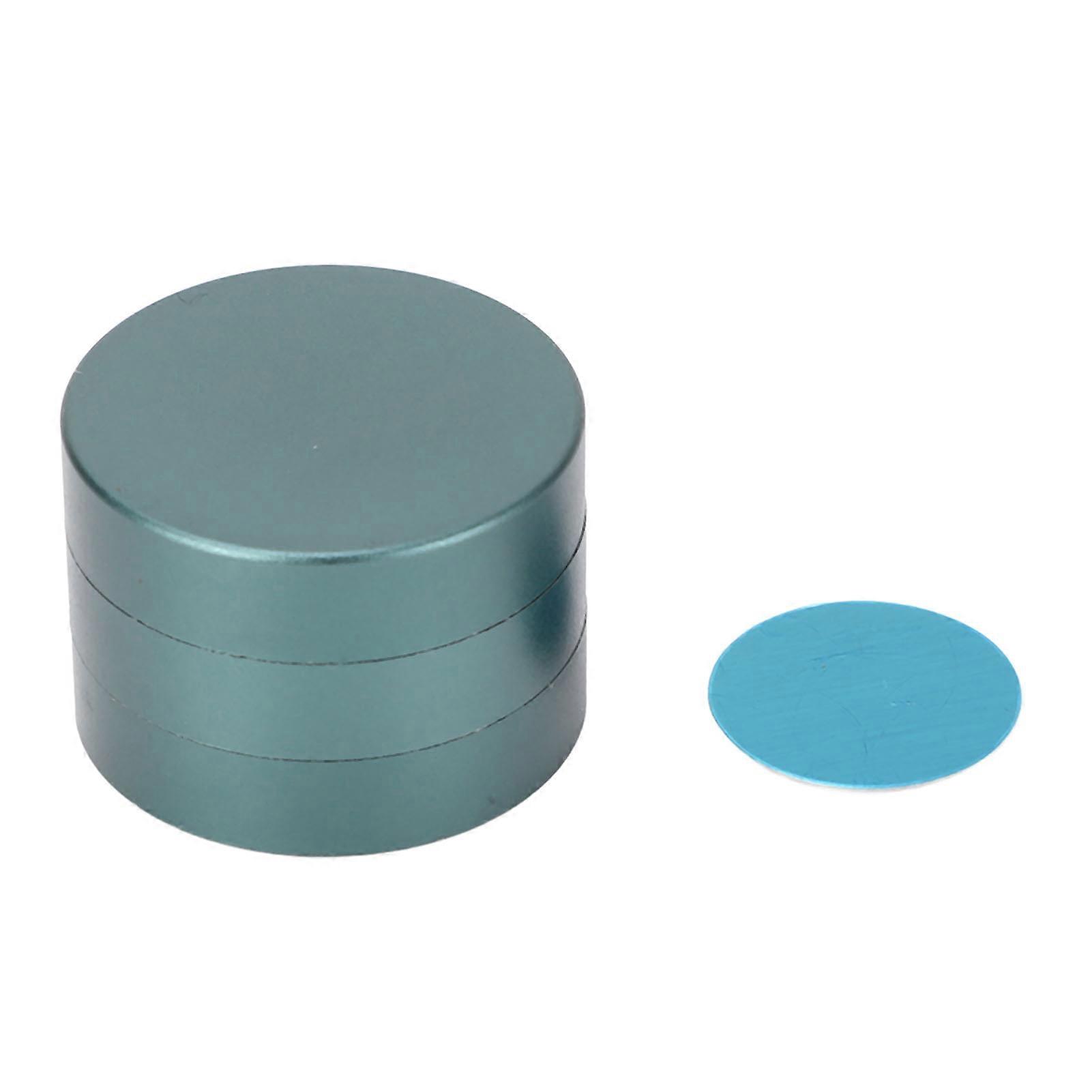 Aluminum Round 3-Section Pool Chalk Holder Green