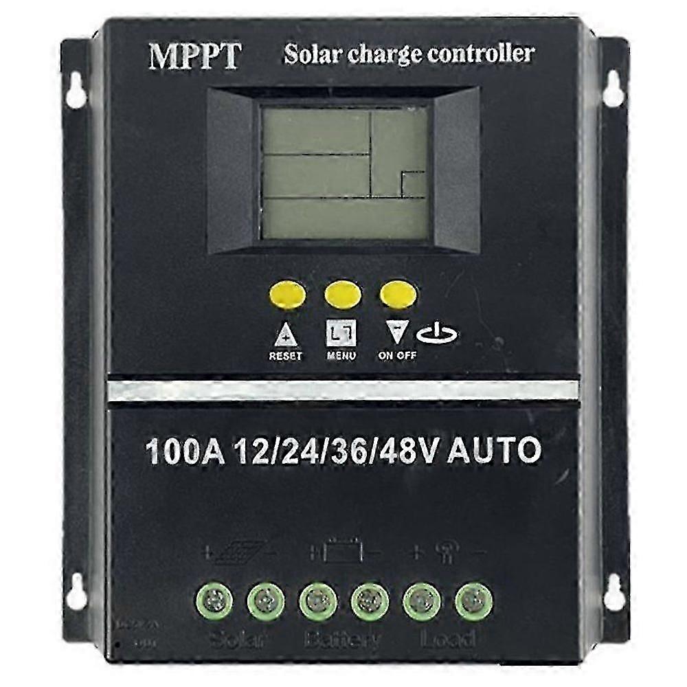 PWM 100A 12V 24V 36V 48V AUTO Solar Panel Charge Controller Solar PV Battery Charger with LCD MPPT