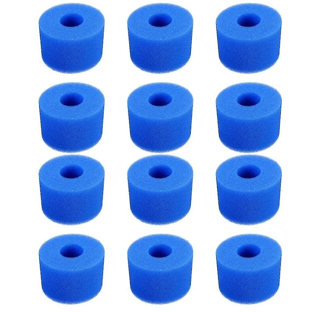 12pcs Esponja de espuma de piscina lavable reutilizable