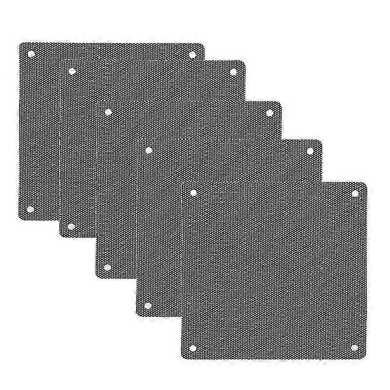 5pc Computer Mesh Pvc Case Fan Dust Filter Cover Chassis Dust Cover