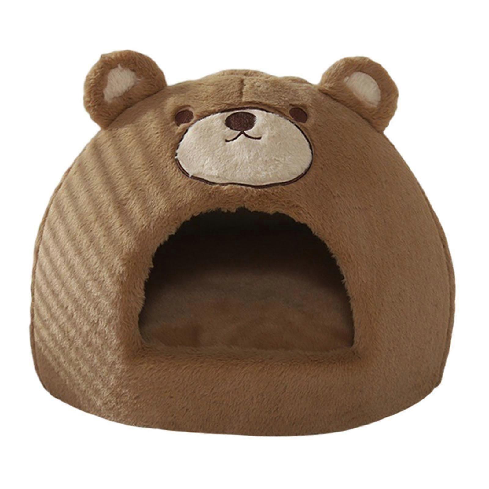Semi Closed Cat Nest Cute Removable Pet Supplies Breathable Cozy Pets Cat Pet Bed