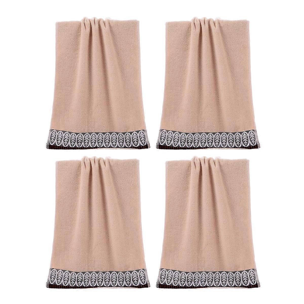 Hand Towel Set, Soft and Absorbent Patterned Towel