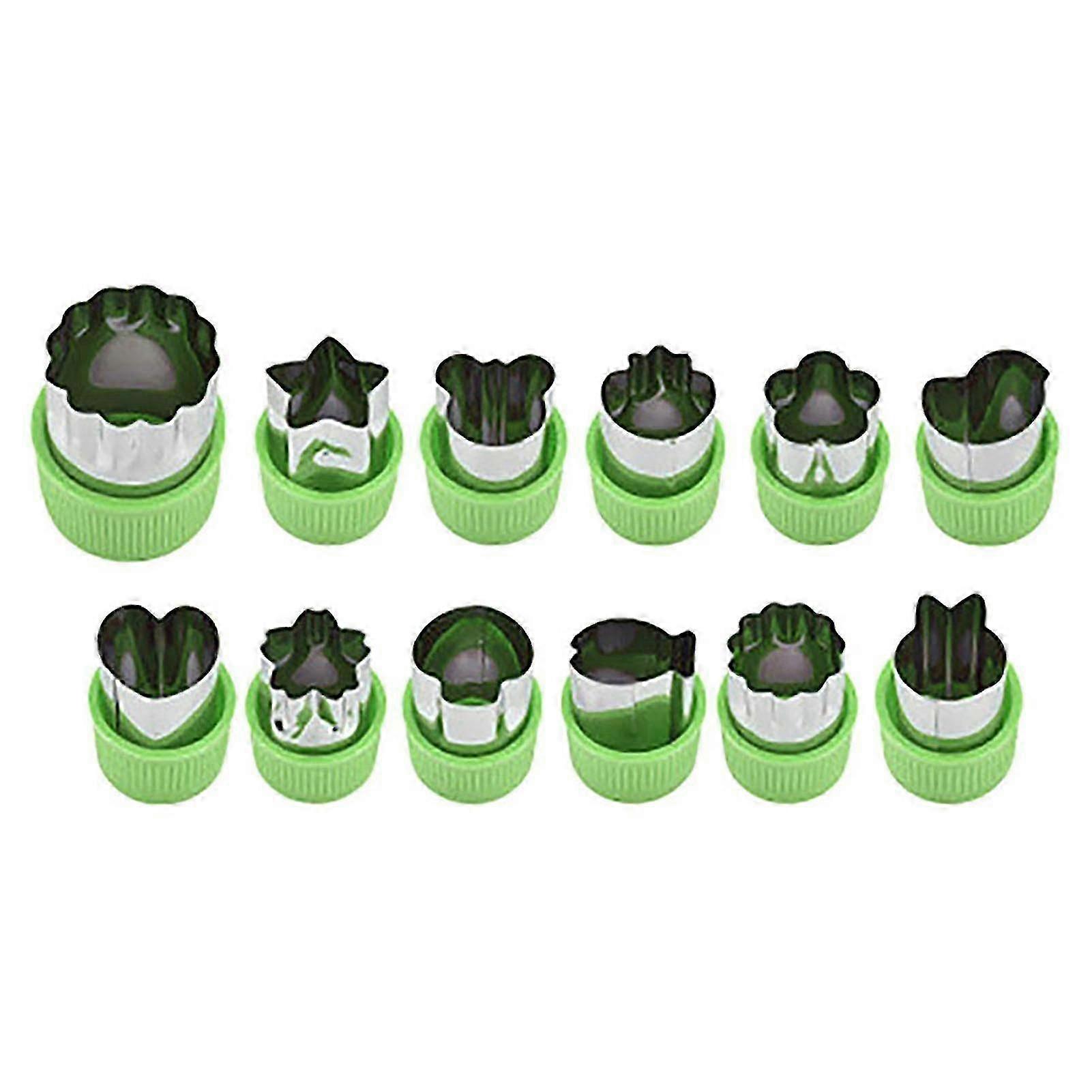 12pcs/set Kitchen Tool Cutter Mold Cake Cutting Vegetable Fruit Diy Cutting Set f54