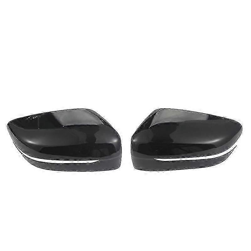 Gloss Black Rearview Mirror Covers for BMW 3 Series (G20, G21, G28, 2019 - 2021)