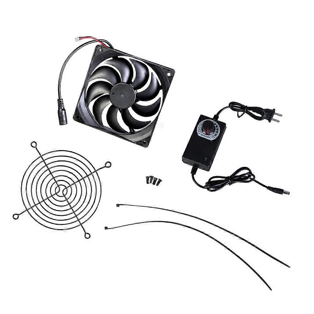 12cm DC12V 220V Two Ball Cooling Fan for Computer Cabinets and Graphics Cards