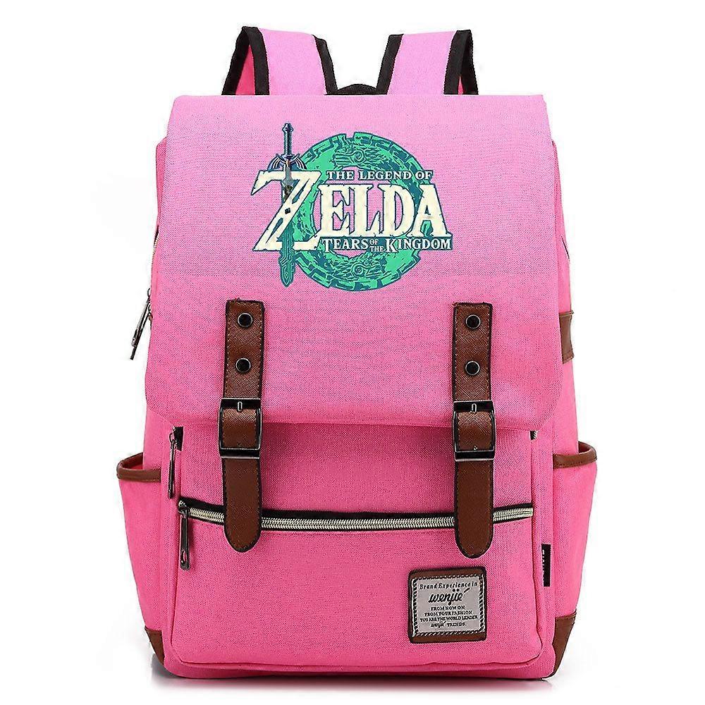 حقيبة ظهر Zelda USB لشحن الحقيبة المدرسية للطلاب - حقائب الكمبيوتر المحمول المحمولة للسفر