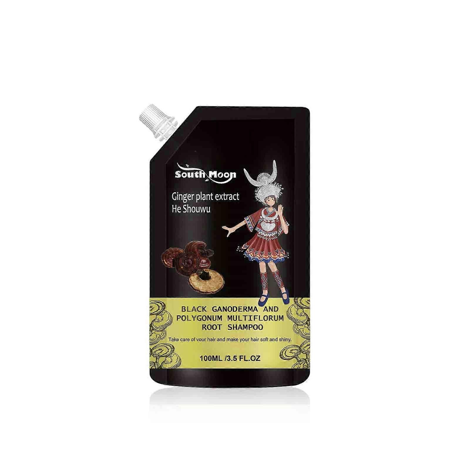 Ganoderma Nigrum Plant Extract Hair Shampoo Ganoderma Nigrum Extract Shampoo Polygonum Multiflorum Oil Control Shampoo PU3273