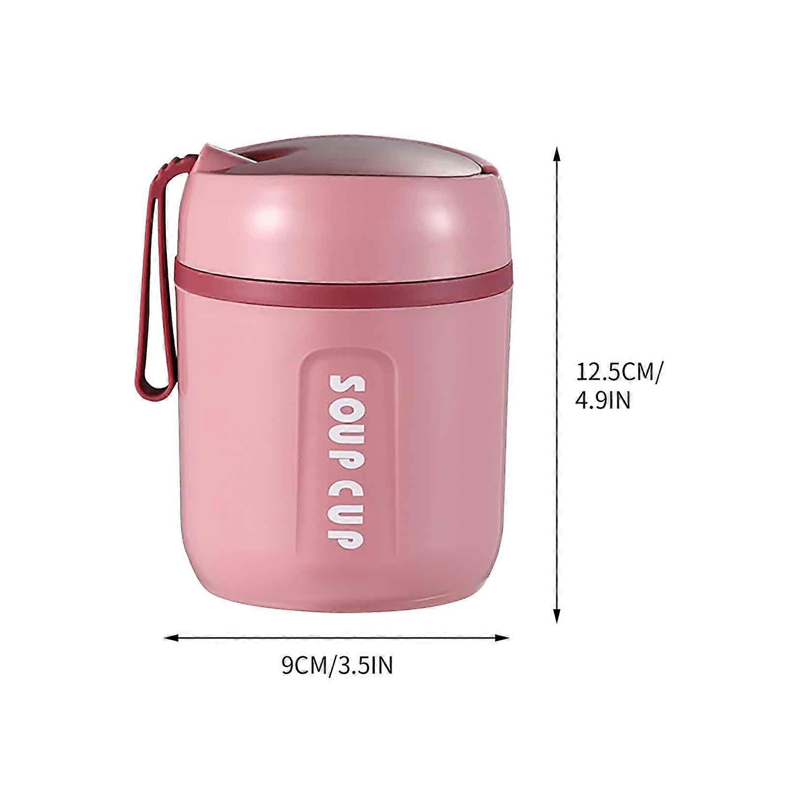 Heat Preservation Lunch Box Congee Cup Lunch Box Soup Box Portable Rice Bucket Soup Congee Box Multi-purpose Soup Pot Mini Heat Preservation Bucket CC