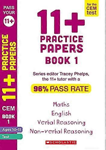 11+ Practice Papers for the CEM Test Ages 10 11 Book 11