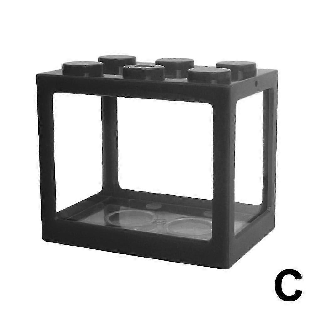 Stackable Building Blocks Betta Fish Tank Aquarium Splicing Creative Fish Tank