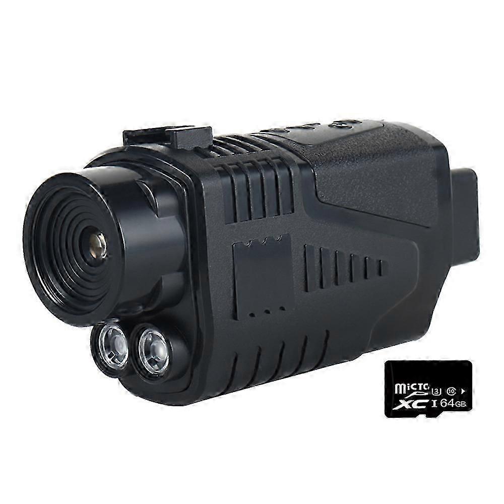 5X Monocular Infrared Night-Vision Device Day Night Use P Video Playback Modes Digital Zoom 300M Full Dark Viewing Distance