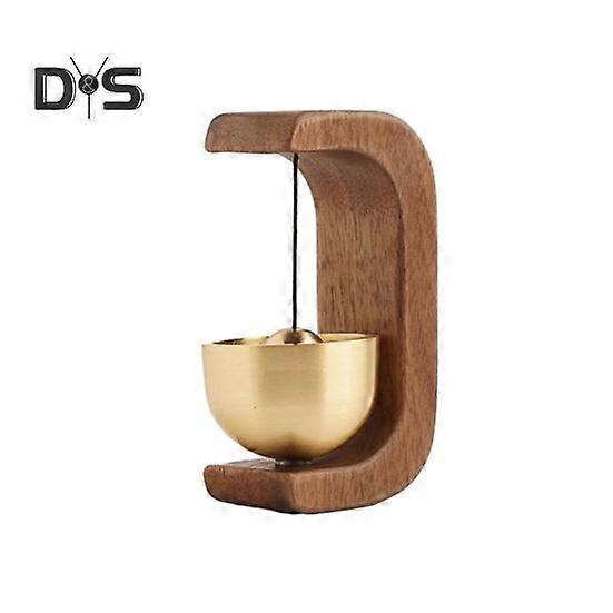Eco-friendly Bell Ringing Durable Practical Shop Entrance Ring Magnetic Wooden Doorbell