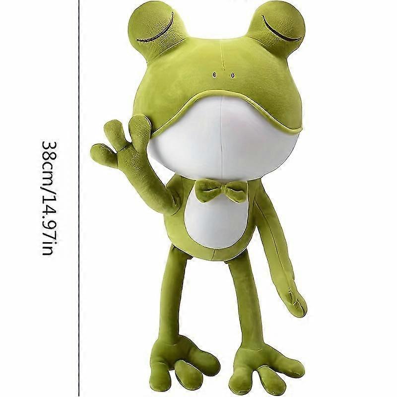 Squeaky Frog-Shaped Plush Toy for Dogs - Durable Companion for Teething and Playtime - Perfect Birthday Gift