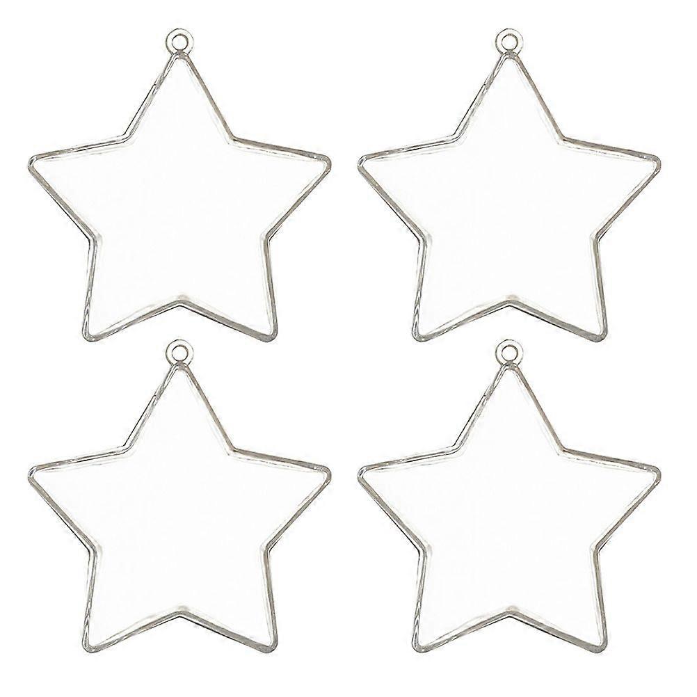 4Pcs Transparent Candy Box Party Box Storage Container Creative Candy Holder