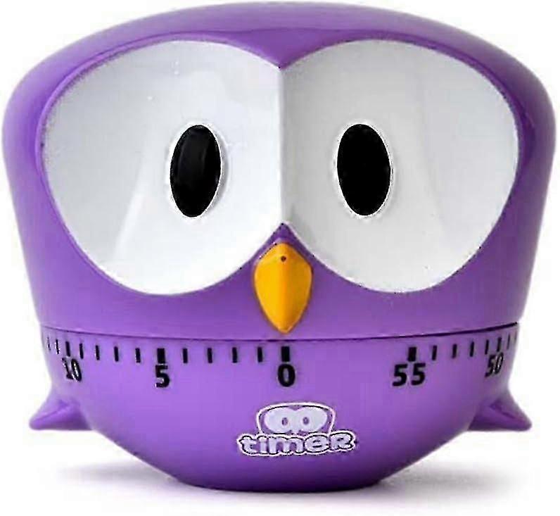 Mechanical Rotating Egg Timer For Kitchen, 0~60 Minutes Timer For Multipurpose (purple Eagle)
