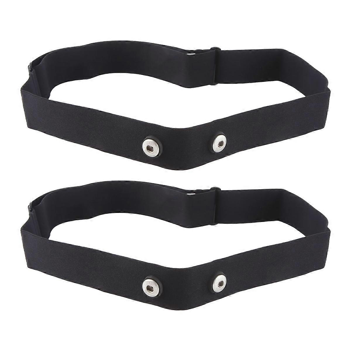 2Pcs Elastic Heart Rate Chest Strap Bands for Geonaute Heart Rate Sensor Chest Belt