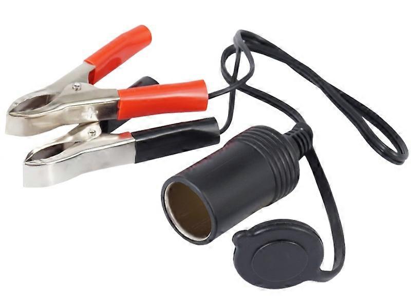 Tomada EURO com cabo de 40 cm e pinças de crocodilo, máx. 8A