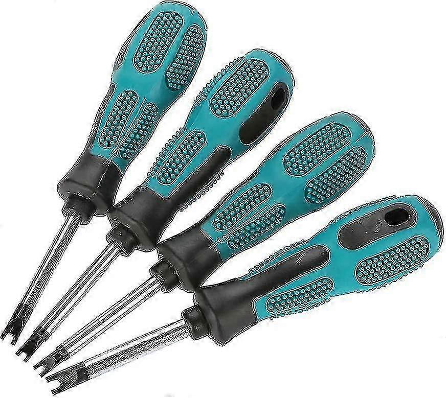 4pcs U Type Precision Triangle Head Screwdriver Set Multifunctional Hand Tool Magnetic Triangle Screw Driver Tool Kit Edition a