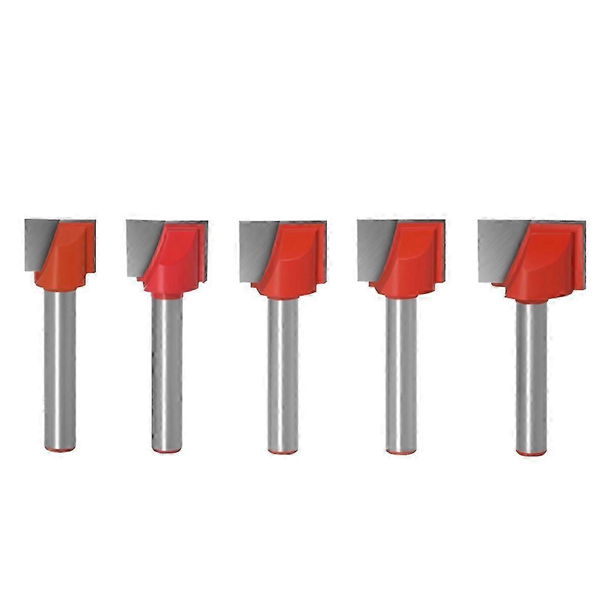 5-Piece Computer Engraving Machine Tool Set for Woodworking, Bottom Cleaning & Milling