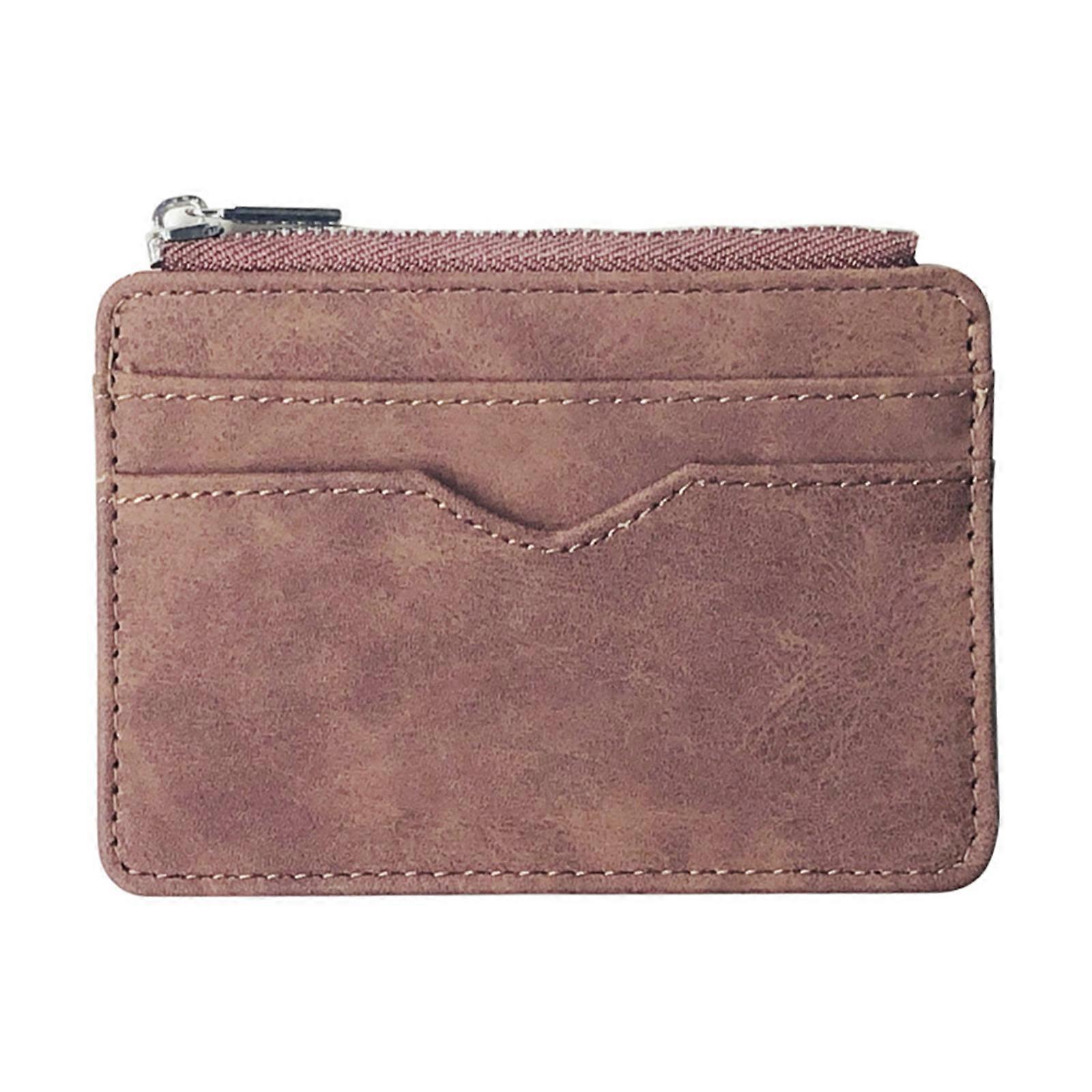 محافظ للنساء رجل محافظ صغيرة حقائب عملات معدنية حامل بطاقات متعددة ماتي جلد محفظة أزياء محفظة قصيرة تغيير محفظة بني