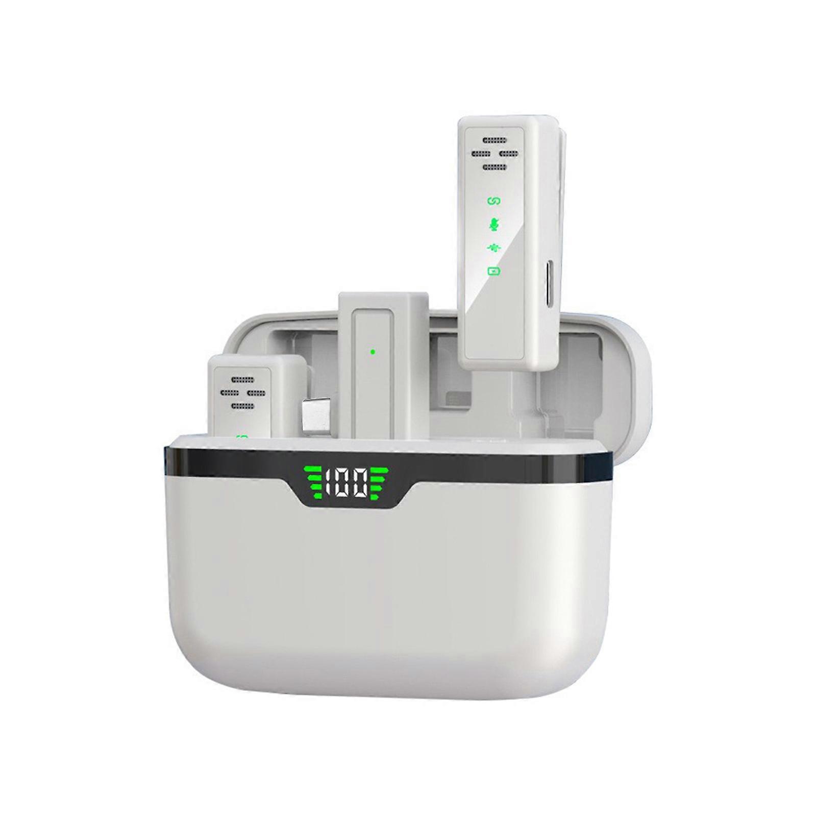 Lavalier Microphone Portable Plug and Play 2.4G Wireless Noise Reduction Phone Live Streaming Mic