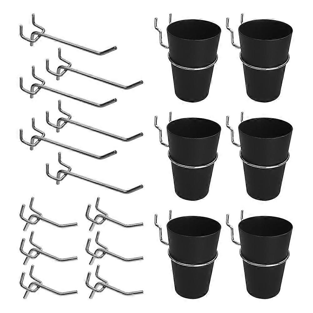 Pegboard Hook Cup Accessory -18Pieces Pegboard Display A