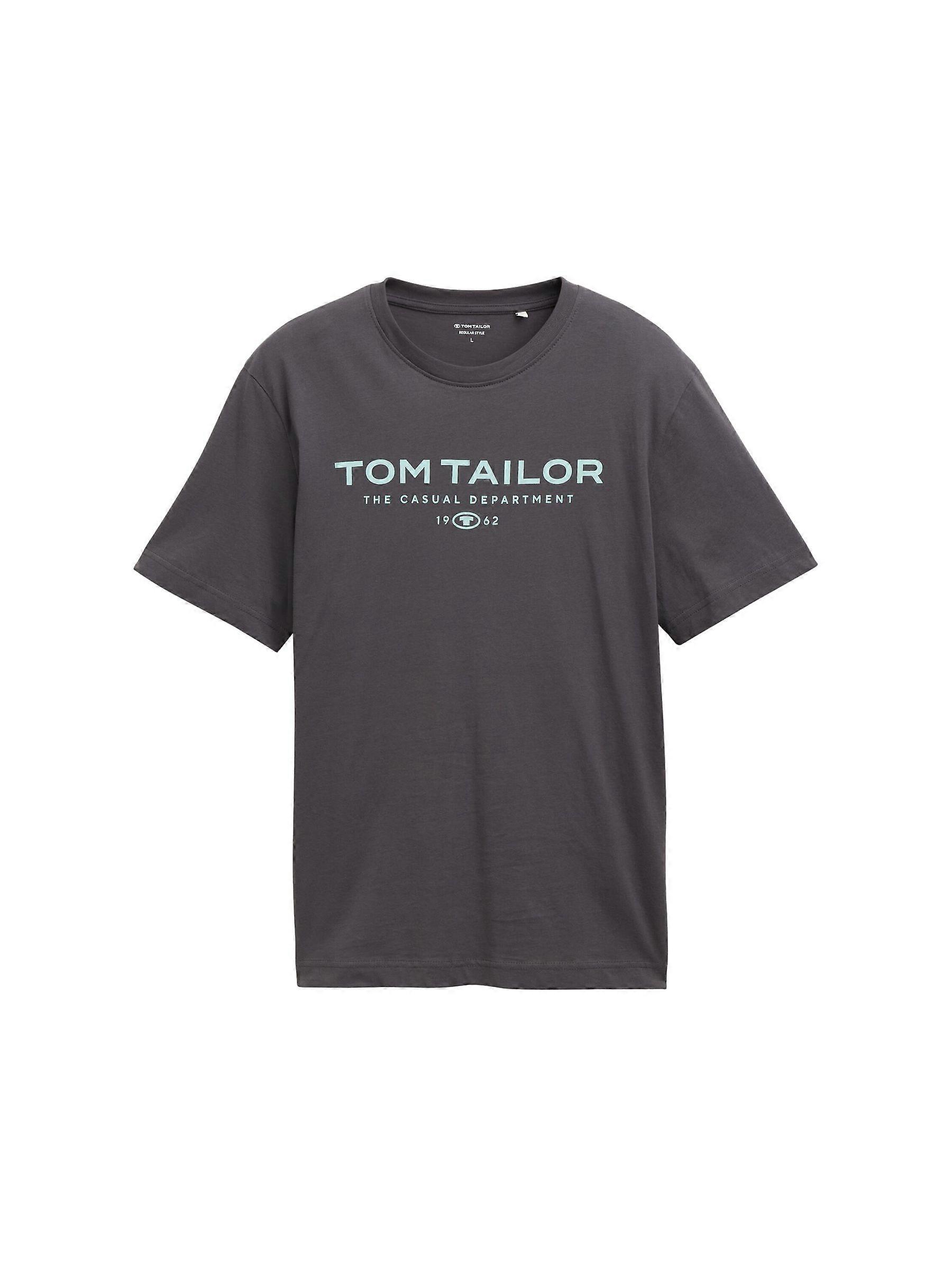 Tom Tailor Męska koszulka Casual Department Logo Print 1962