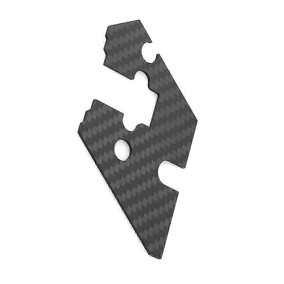 For TT02 Steering Group Anti-Sand Cover Carbon Fiber Board Anti Dust Cover for 1/10 RC Car Accessor