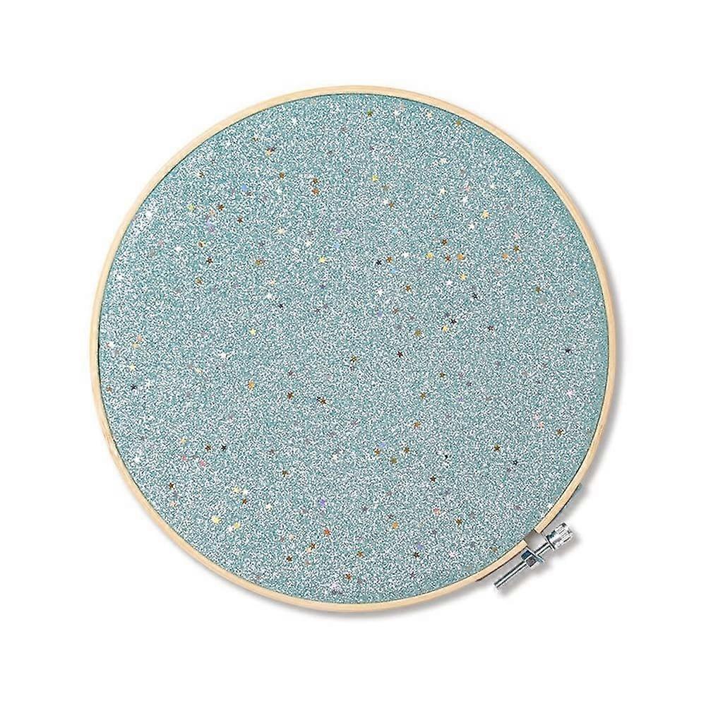 Pin Collection Display Stand Blue Wall-Mount Sparkling Stars Enamel Pins Display For Brooches, Earrings, Necklaces