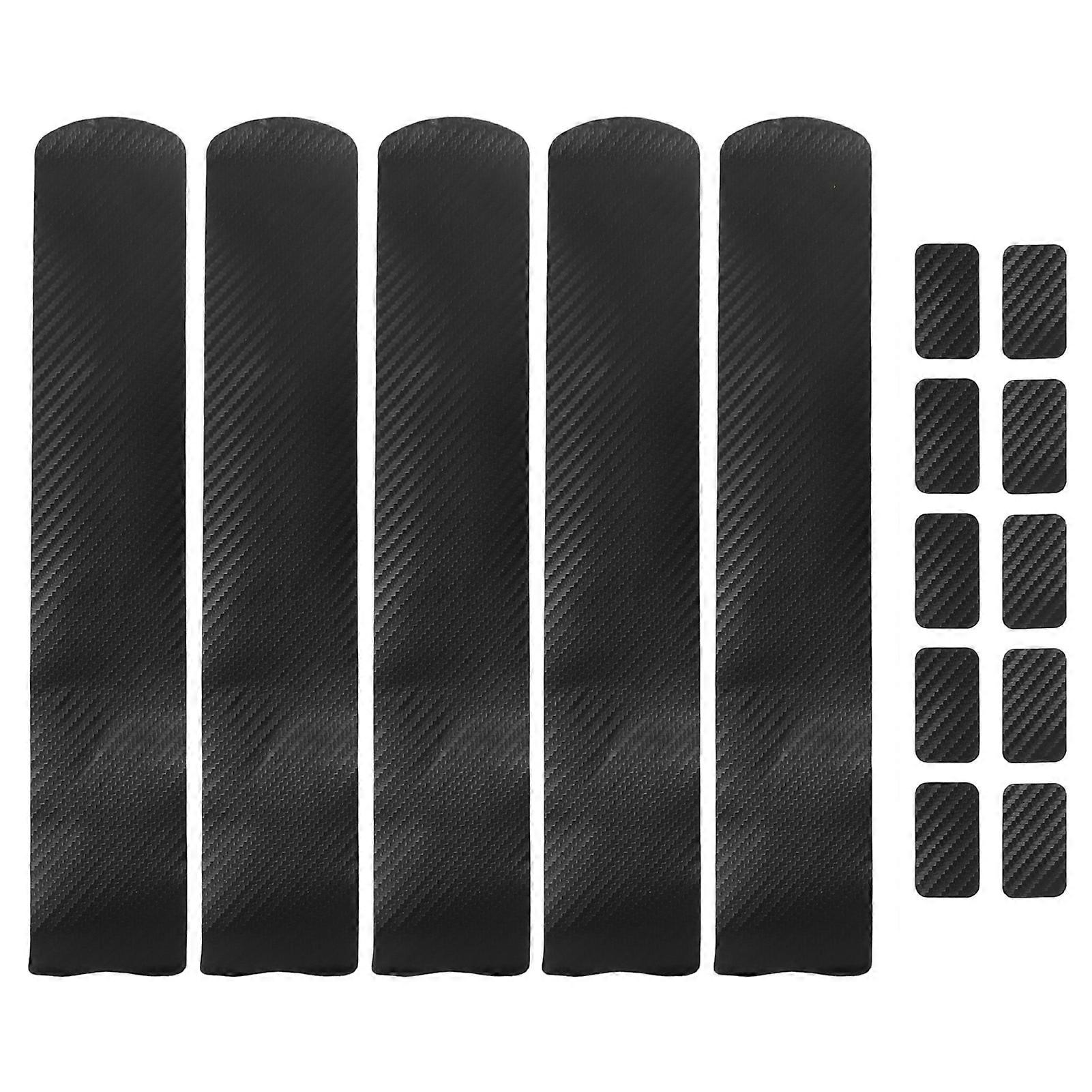 RISK 5 Sets Frame Guard Scratch Proof Artificial Leather Chain Protector Sticker for Riding Road Bike