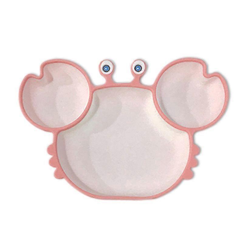 Children's Tableware Children's Silicone Dinner Plate Portable Separat