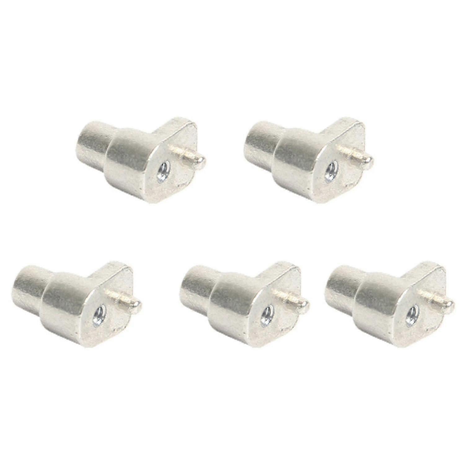 5x D12 Metal Steering Accessories Steering Block Parts,silver