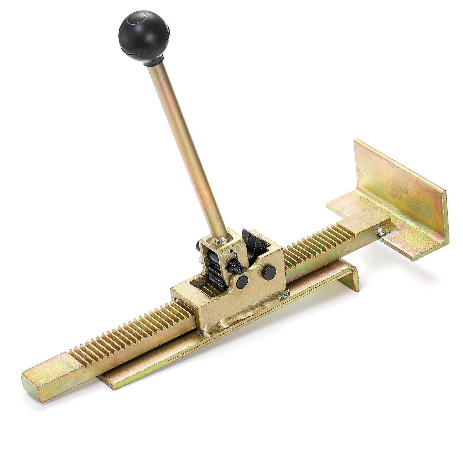 Flooring Jack Positioning Tool For Straightening And Installing Laminate Hardwood Wood Tile Floors Without Pry Bars