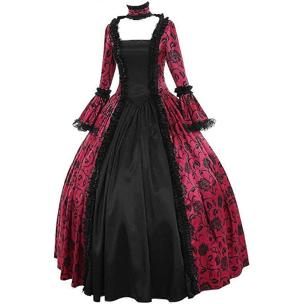Robe de cour Victoria---rouge---L