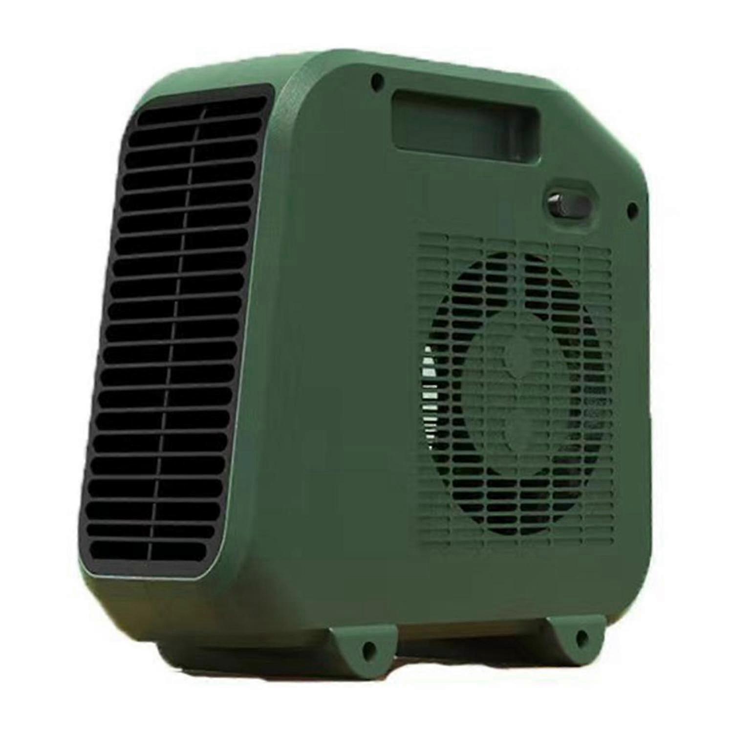 Electric Mini Er Portable Desktop Fan Er Hold Ing Quiet Warm Blower Eu Plug