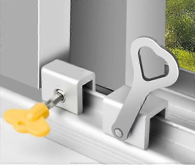 Lock Installation Kit With 4 Sets No Drill Easy Install Metal Lock Screws Hinges Screwdriver Adjustable Security Lock For Home Office School