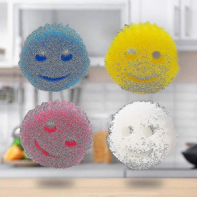 Magic Cleaning Sponge 4-Pack: Honeycomb Dish Sponge for Kitchen & Home Cleaning