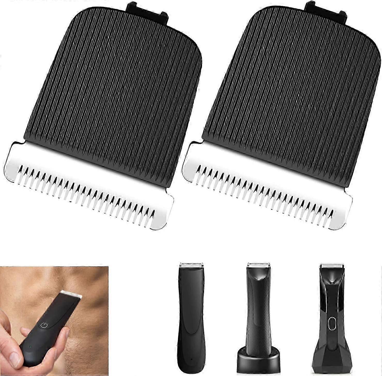 Replacement Blades for Manscaped Razor - Compatible with Manscape Blade (2 Pcs)