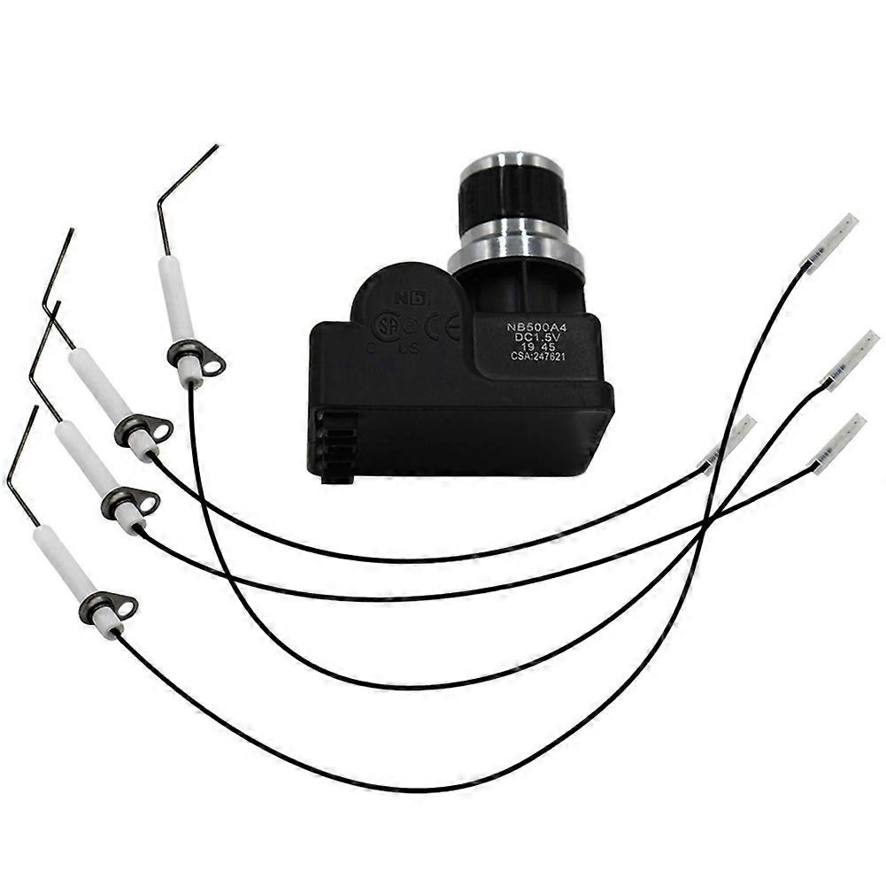 Grill Igniter Kit for 28 Inch Griddle, 4 Outlet AA Battery