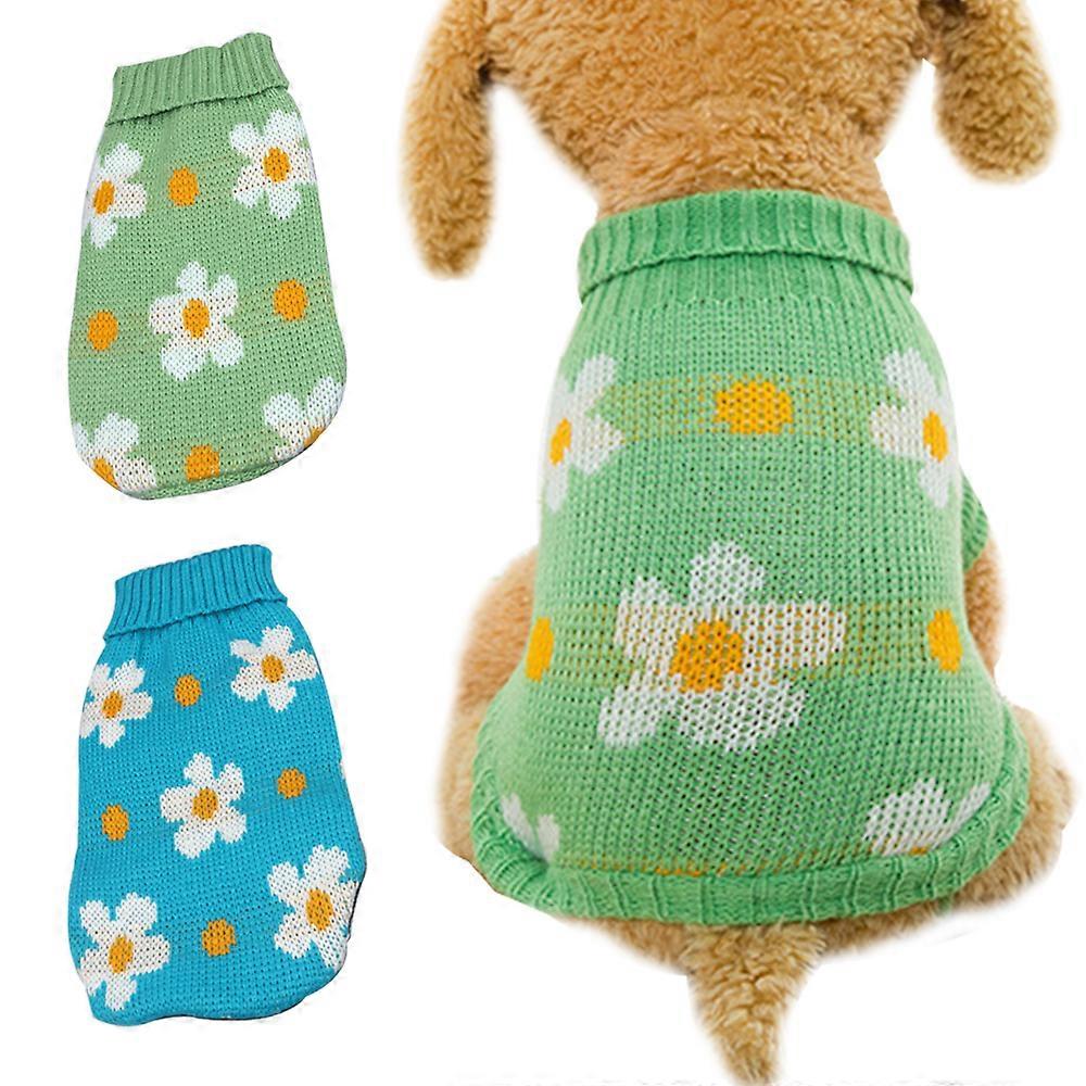 2 winter warm pet sweaters cute Christmas dog sweaters