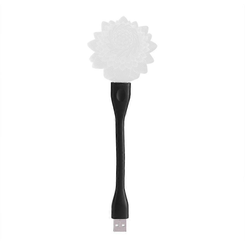 7 Colors Changed Portable Flexible USB Flower Shape Light Small Night Lamp