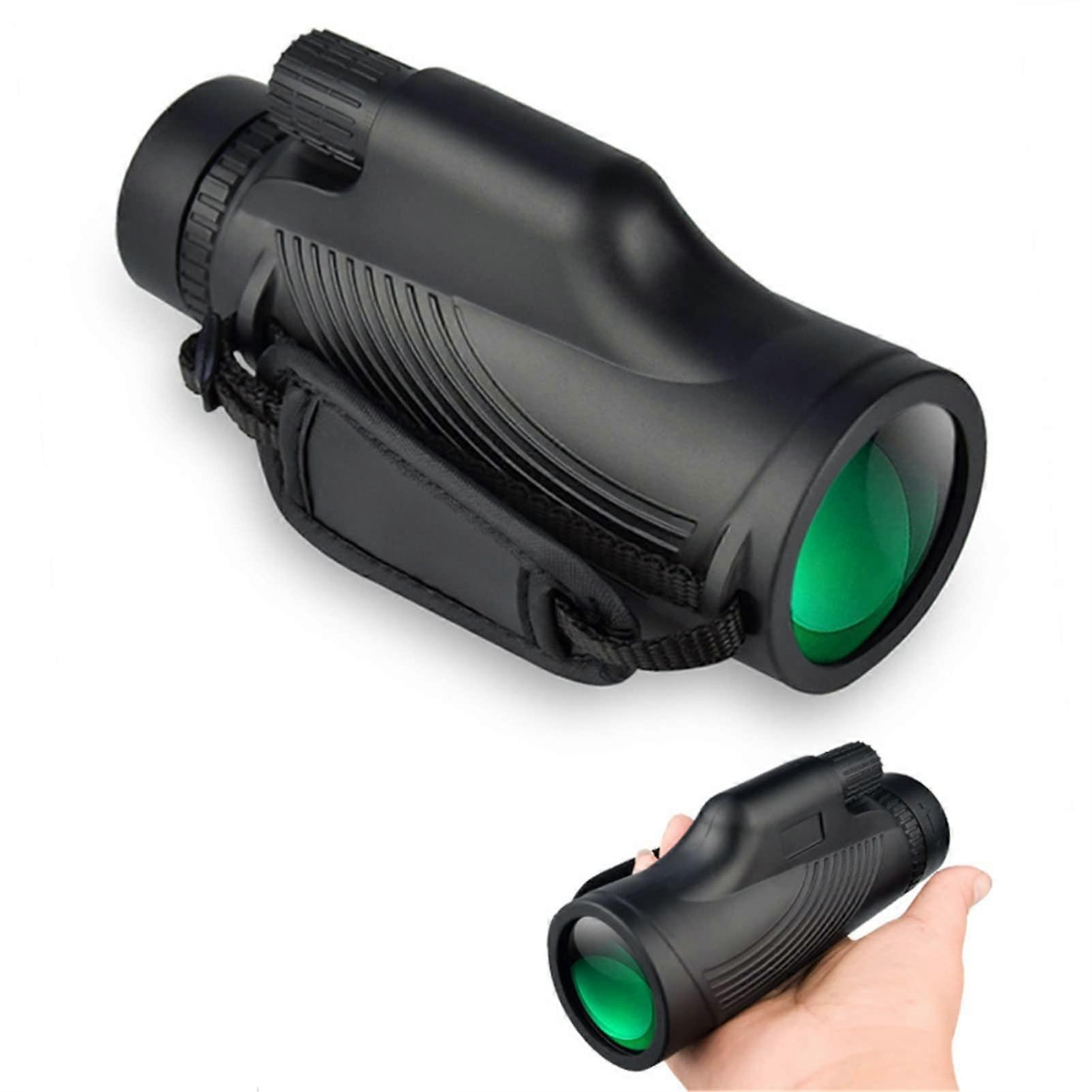 Concert Camping Telescope Handheld Monocular 12x42 With Wrist Strap FMC Coated BAK4 Prism For Bird Watching Hunting