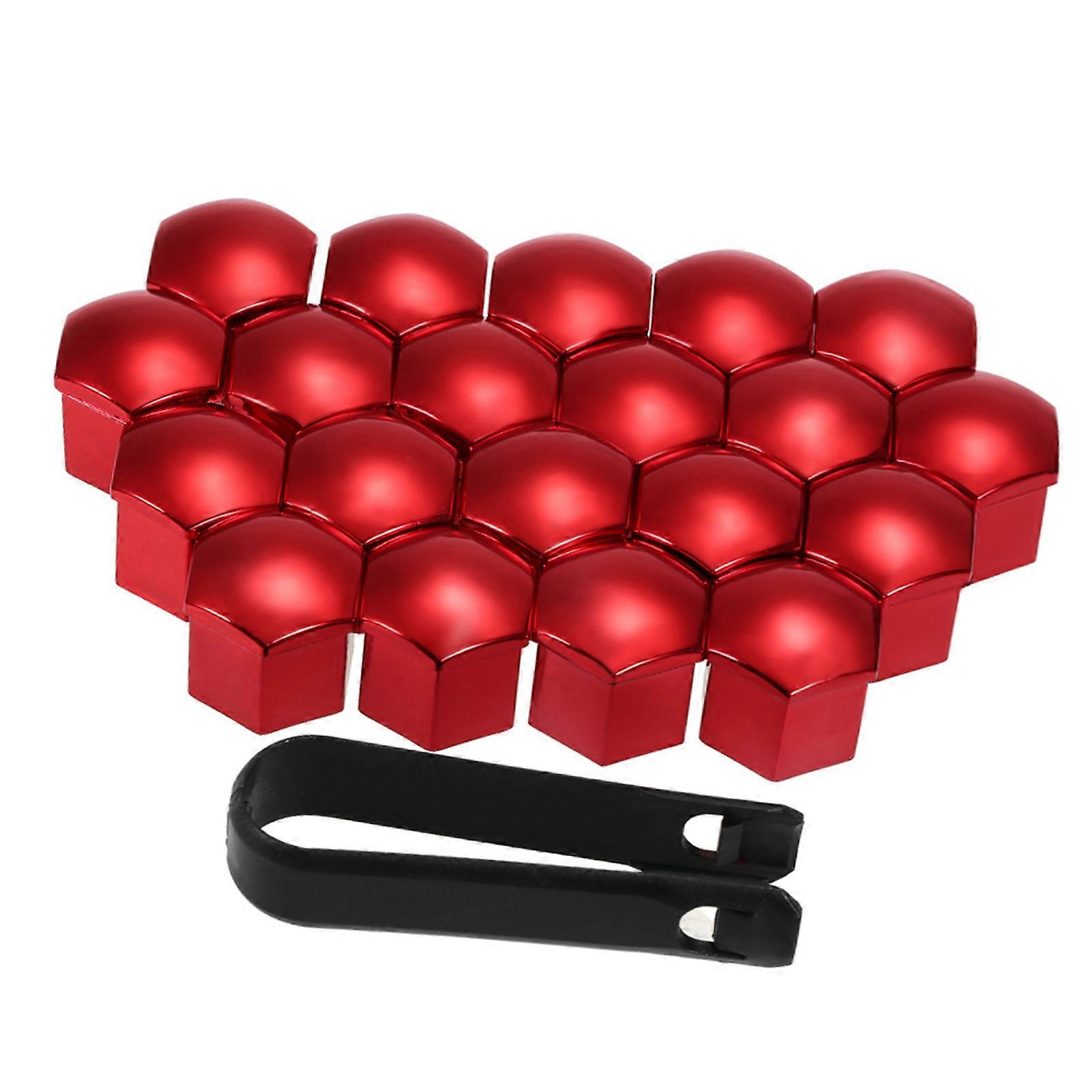 21mm Wheel Nut Covers - Secure Push-On Caps for Enhanced Wheel Performance