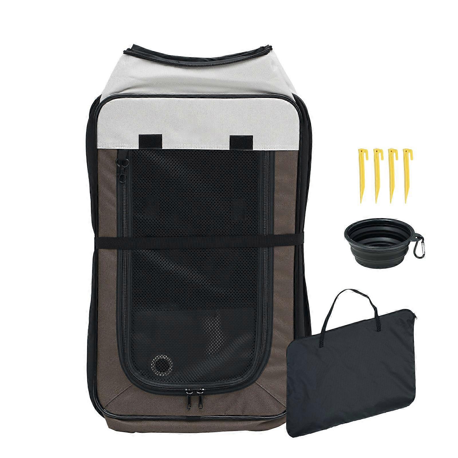 Πτυσσόμενο παρκοκρέβατο κατοικίδιων ζώων, φορητό παρκοκρέβατο σκύλου 36 ιντσών, ρείθρο κλουβιών για κουτάβι, σκύλο, γάτα, premium αδιάβροχο πανί 600D της Οξφόρδης