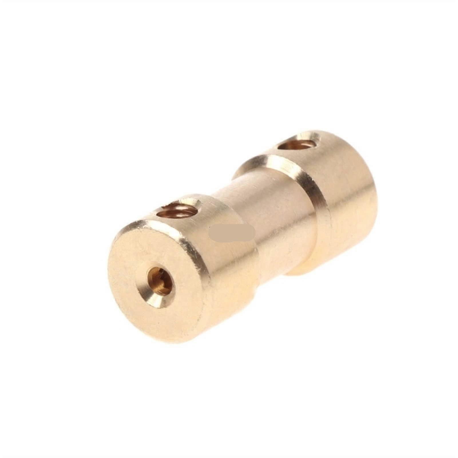 Motor Copper Shaft Coupling Coupler Connector Sleeve 5.5mm Inner Diameter for Electric Motors and Robotics