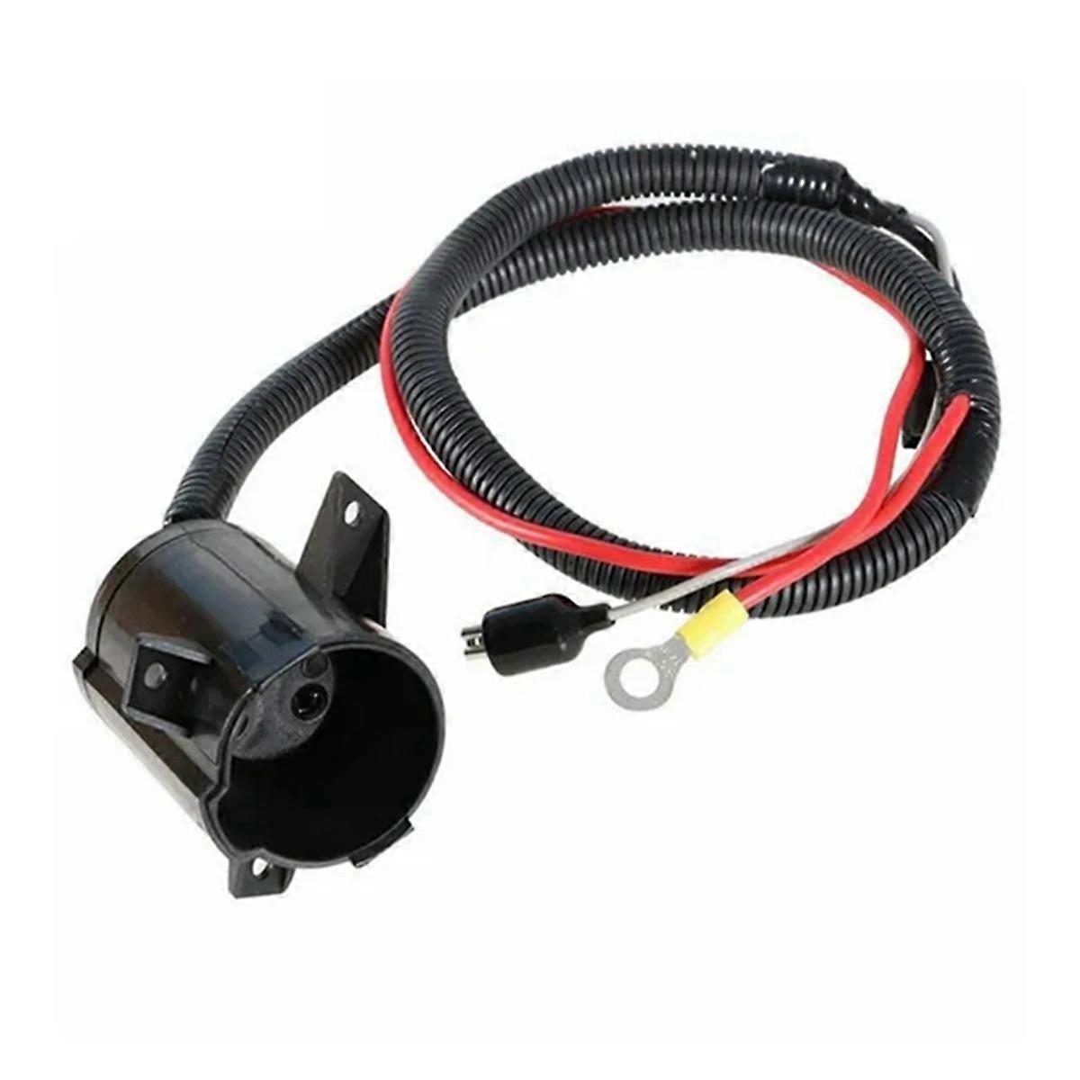 48V Charger DC Receptacle with Wires for Club Car Precedent Electric