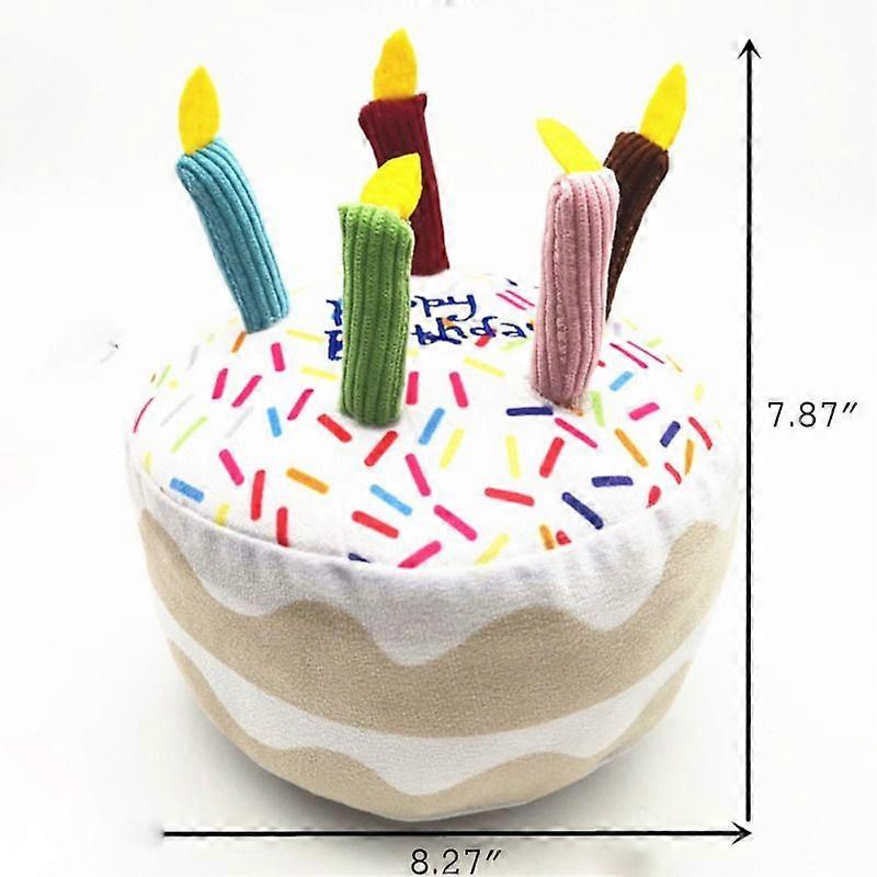 Pet Dog Toys Funny Durability Plush Dog Toys Squeak Chew Sound Toy Pets Dog Cat Happy Birthday Toy Gift