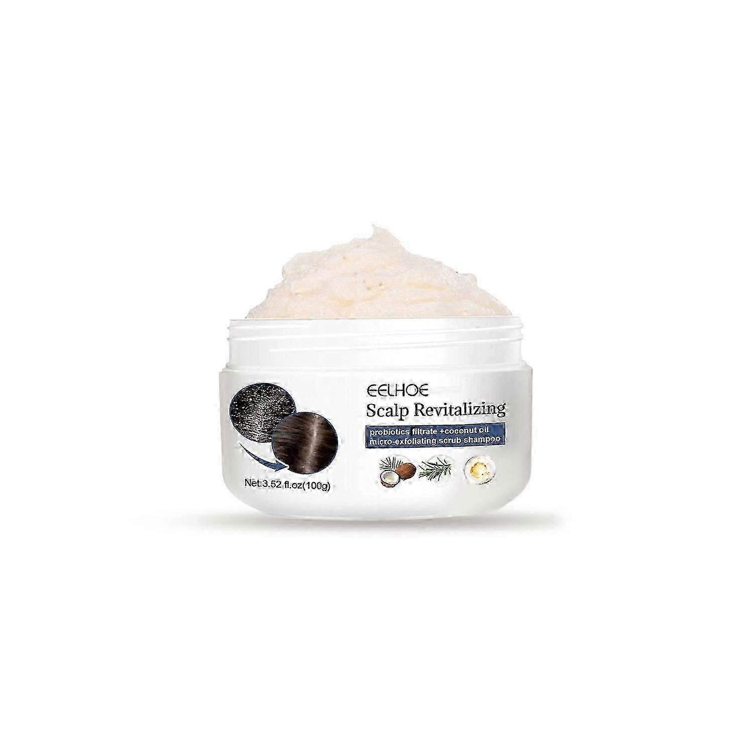 EELHOE Scalp Exfoliating Scrub Moisturizes Dry Hair And Scalp Cleansing Treatment Refreshing Scrub